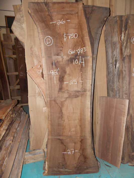BLACK WALNUT SLAB GW-083