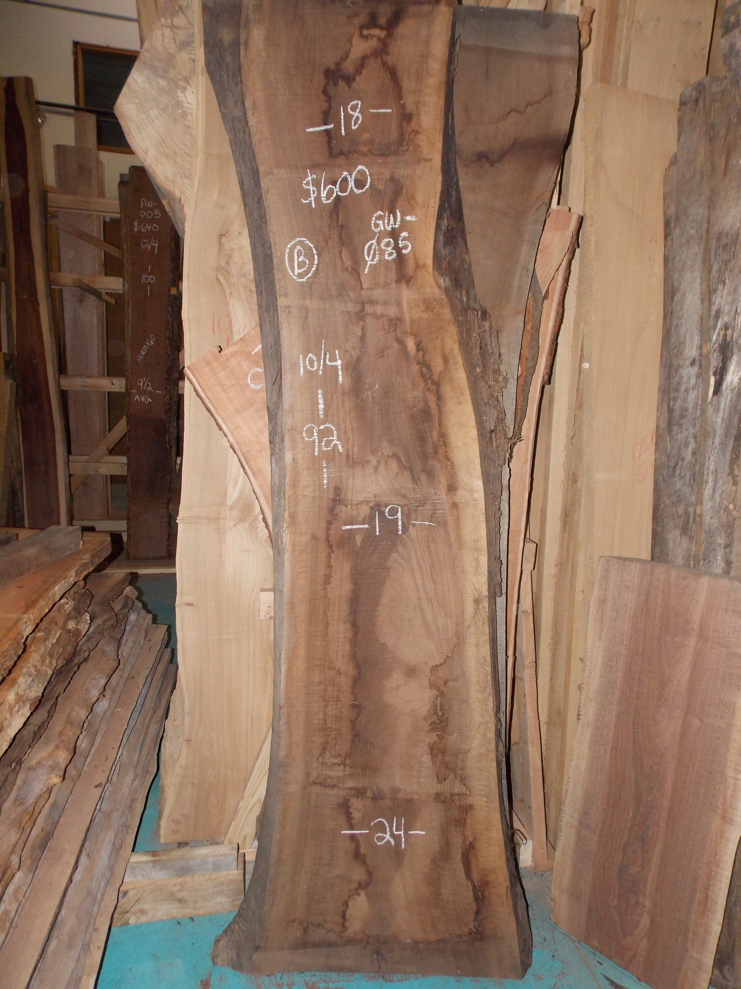 BLACK WALNUT SLAB GW-085
