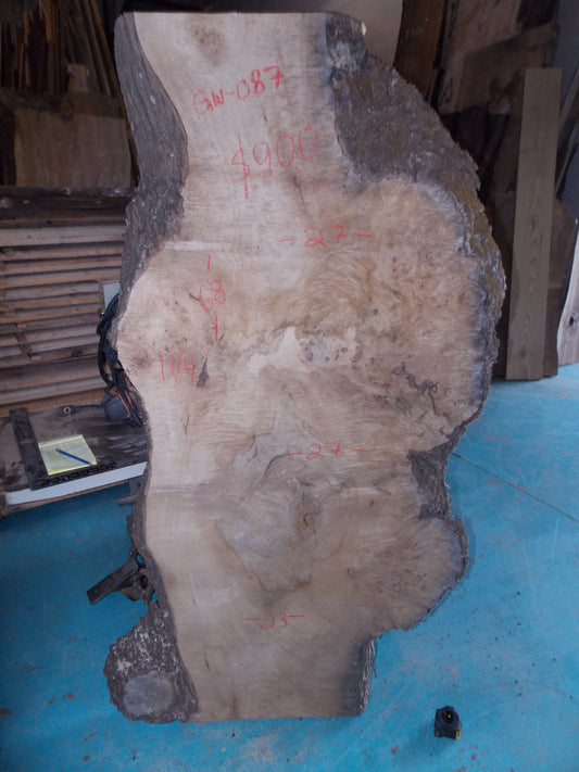 FIGURED NORWAY MAPLE SLAB GW-087