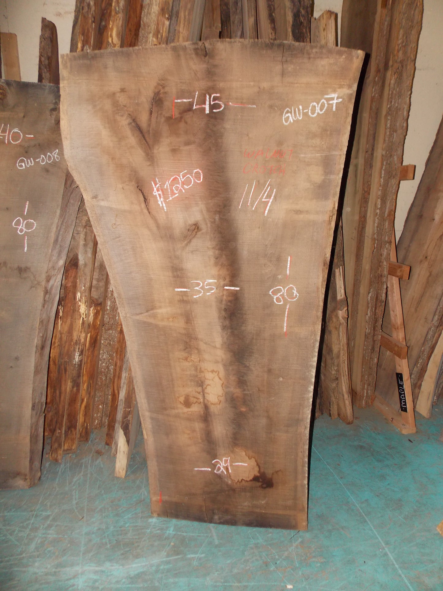 BLACK WALNUT SLAB GW-007