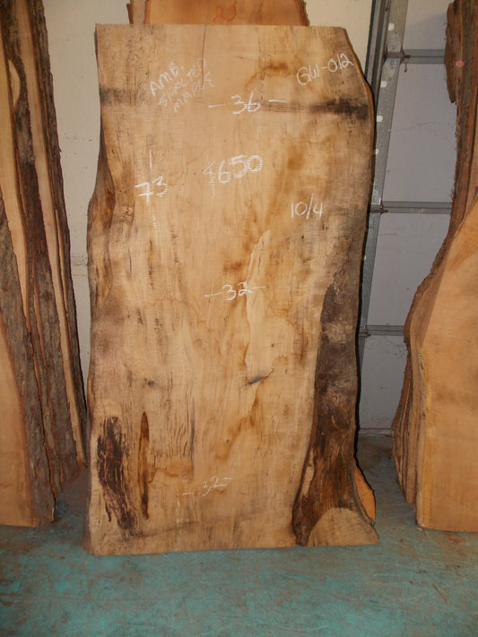 AMBROSIA SPALTED MAPLE SLAB GW-012