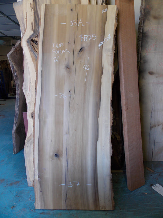 TULIP POPLAR SLAB MW-008