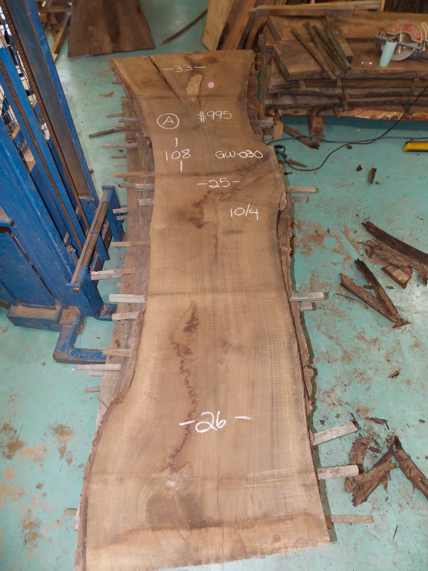 BLACK WALNUT SLAB GW-030