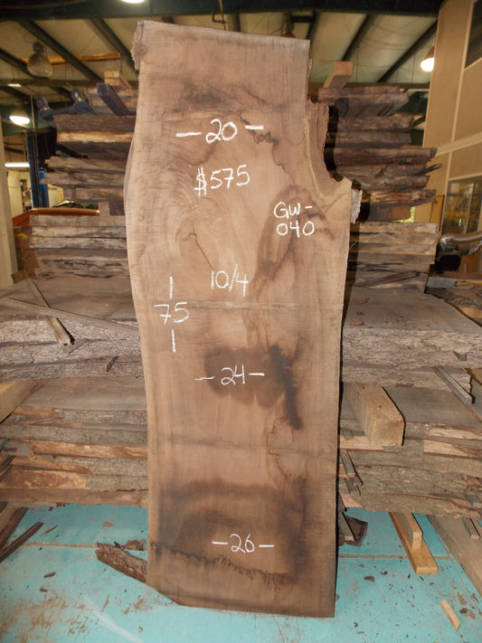 BLACK WALNUT SLAB GW-040