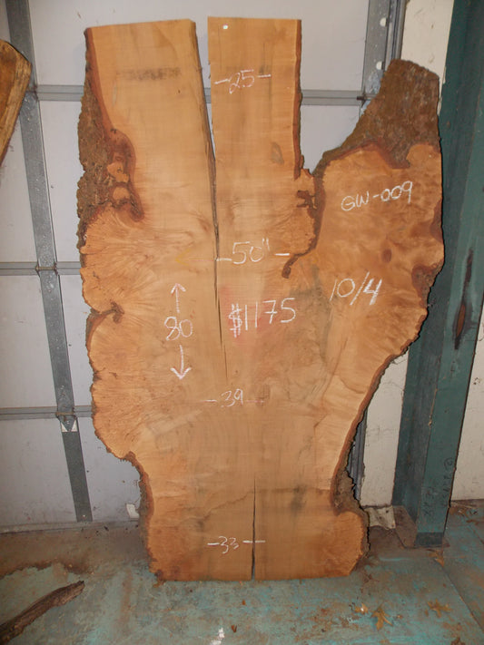 BURL MAPLE SLAB GW-009