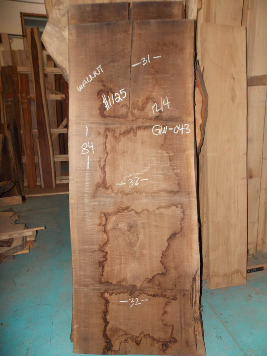 BLACK WALNUT SLAB GW-043