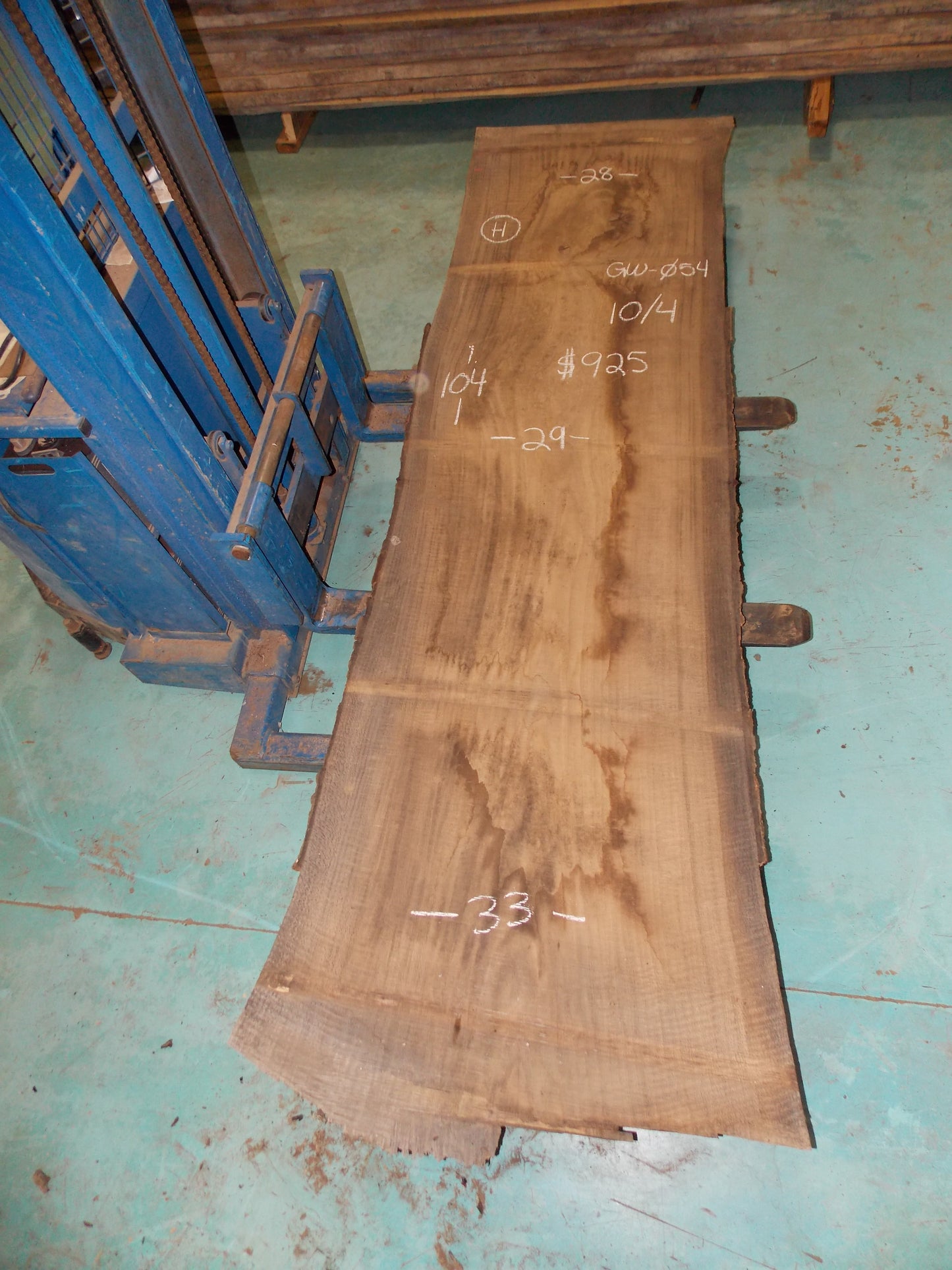 PIN OAK SLAB GW-054