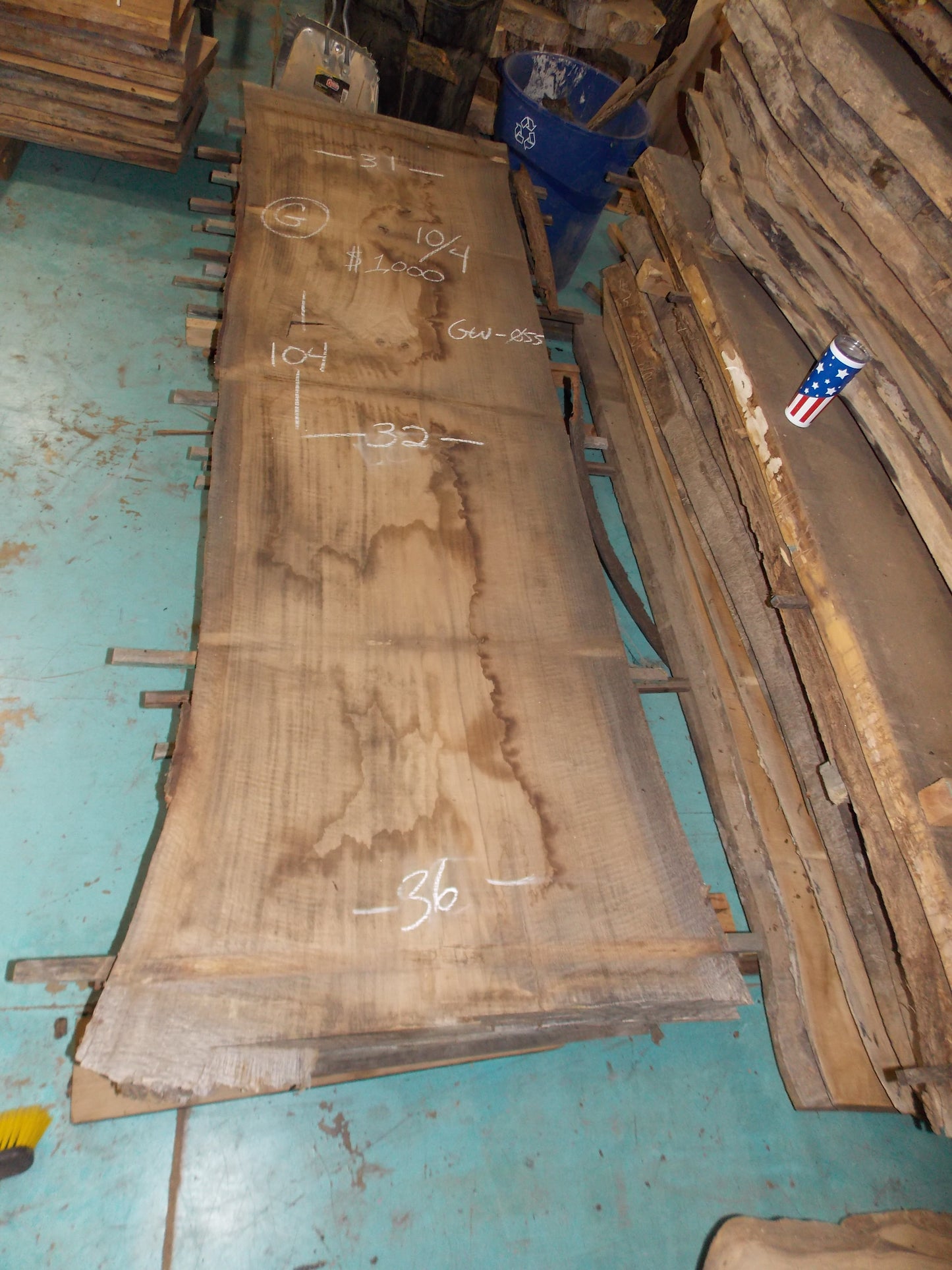 PIN OAK SLAB GW-055